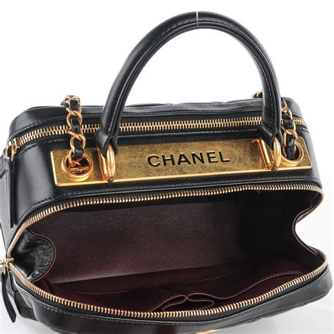 chanel bowling bag two tone|Shop CHANEL SMALL BOWLING BAG .